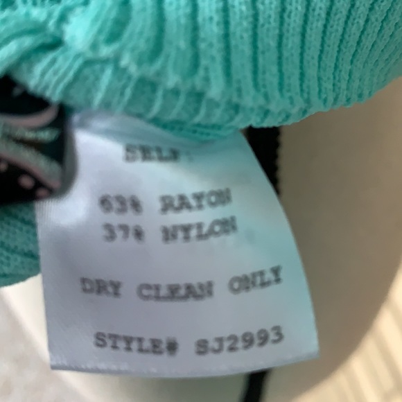 Renemed Mint Blue V-neck Button Down Ribbed Top & Cami 2 Pc Set NWT - Picture 15 of 15